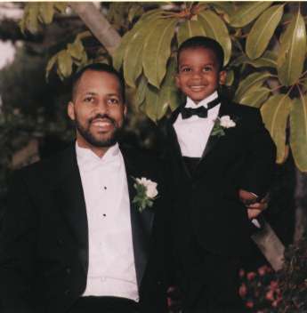 Mark and Mario (bride's godson).