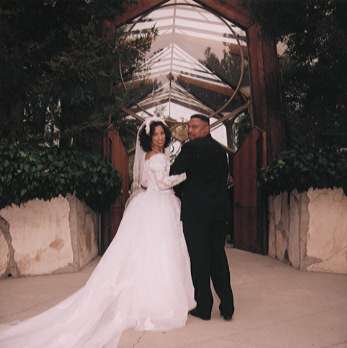 Sharon and Steve About to Enter Chapel